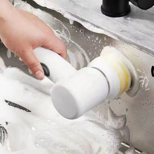 2025 New Home Products Kitchen Dishwashing Brush Sink Cleaner Bathroom Cleaning Brush Electric Cleaning Brush